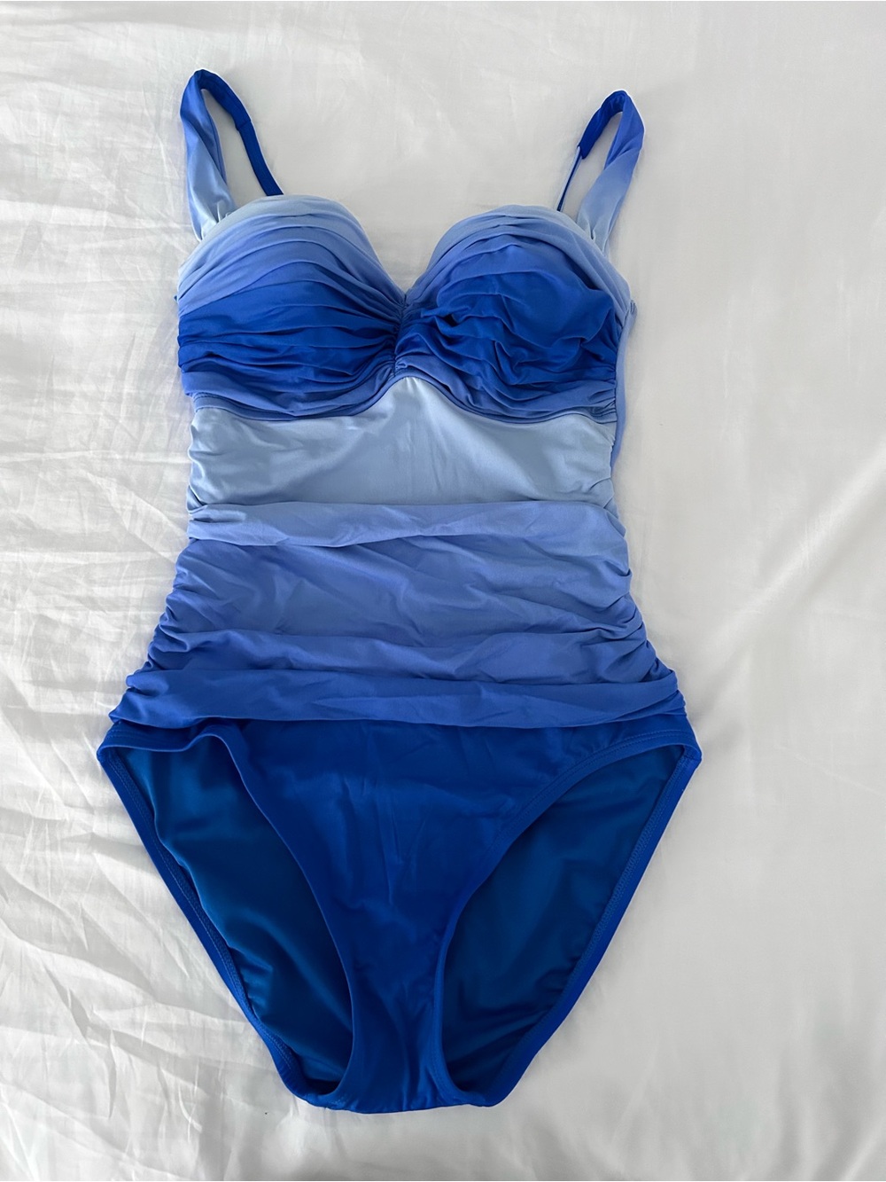 Bleu Rod Beattie Ombre Blue One-Piece Swimsuit
